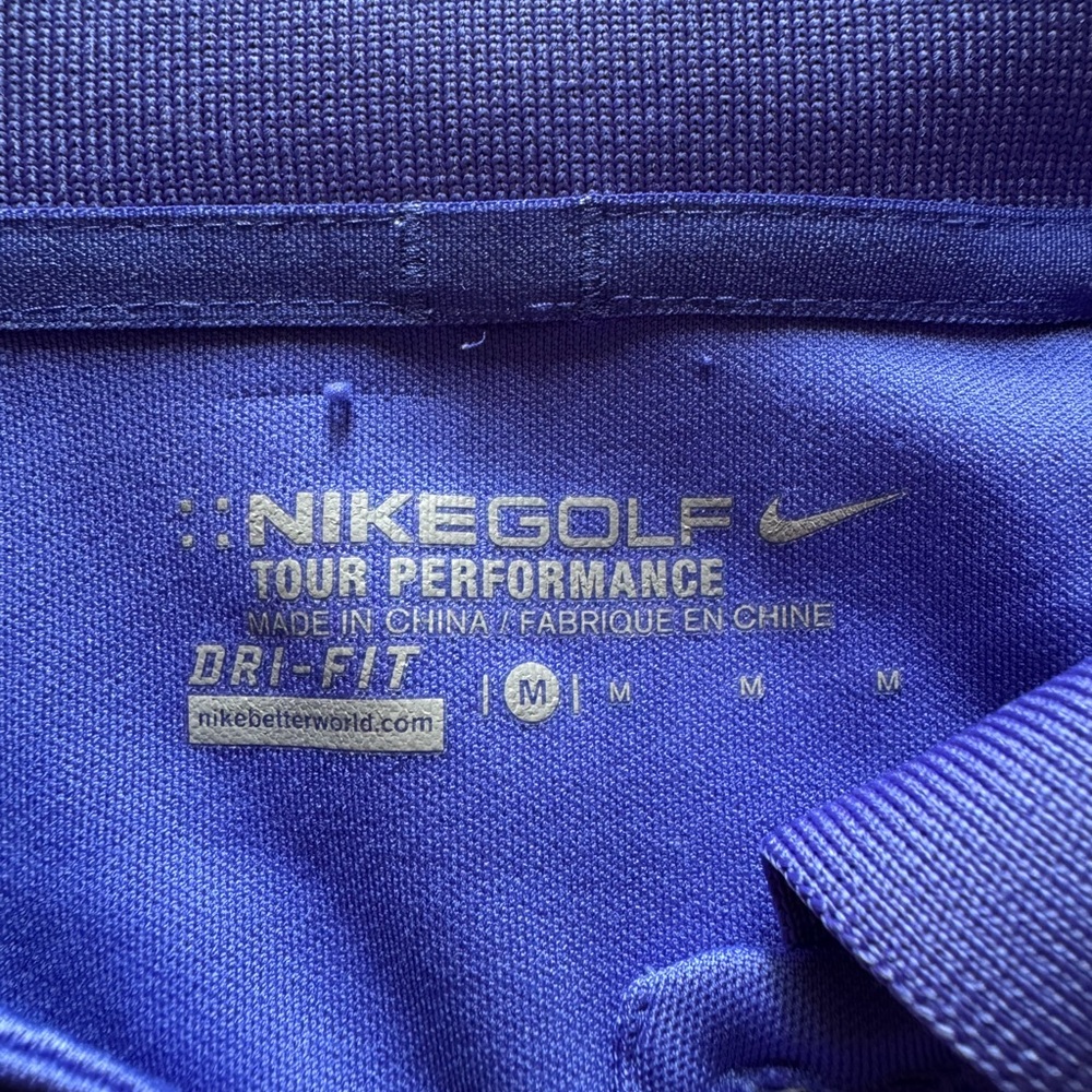 Nike Golf Blue/Purple Polo - Picture 2 of 2